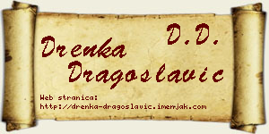 Drenka Dragoslavić vizit kartica